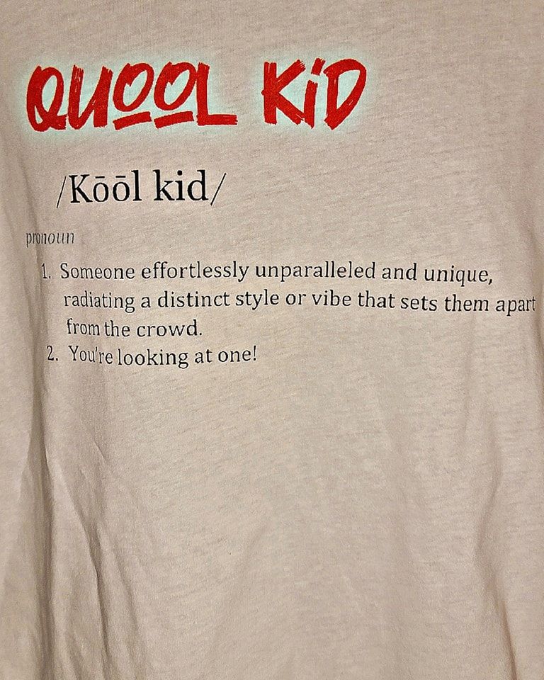 Definition Of A Quool Kid - White T-shirt