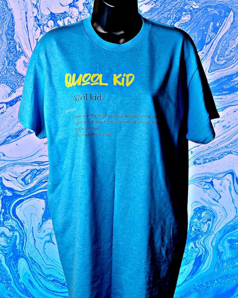 Definition Of A Quool Kid - Light Blue T-shirt