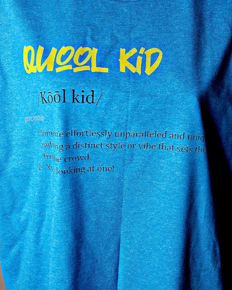 Definition Of A Quool Kid - Light Blue T-shirt