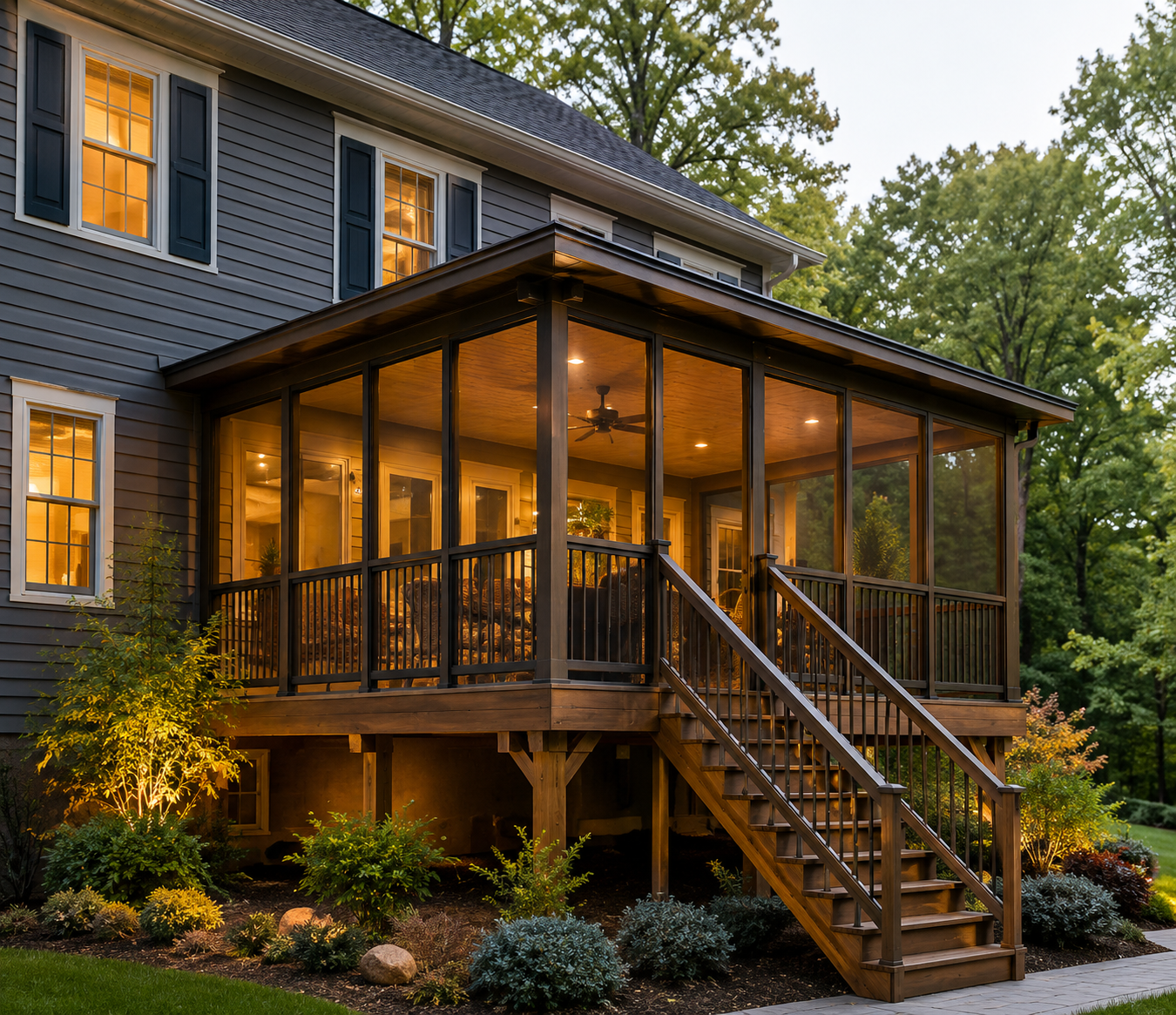 Screened Porch in Northern Virginia | Home Exterior