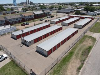 Amarillo Self Storage facility arial view