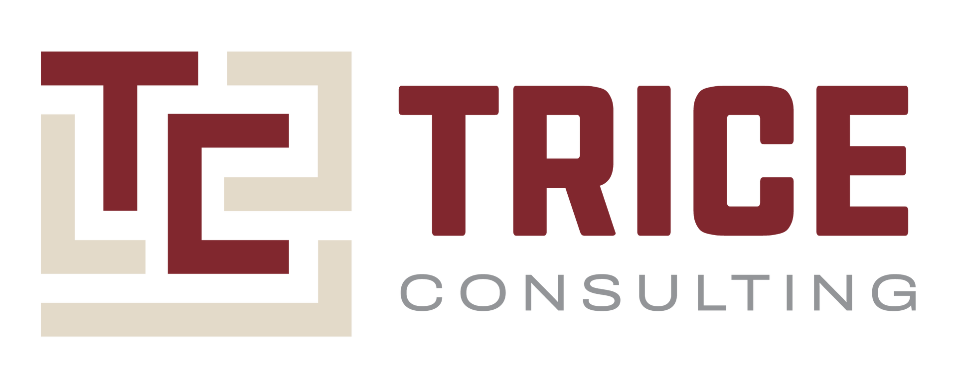 Logo for Trice Consulting, featuring