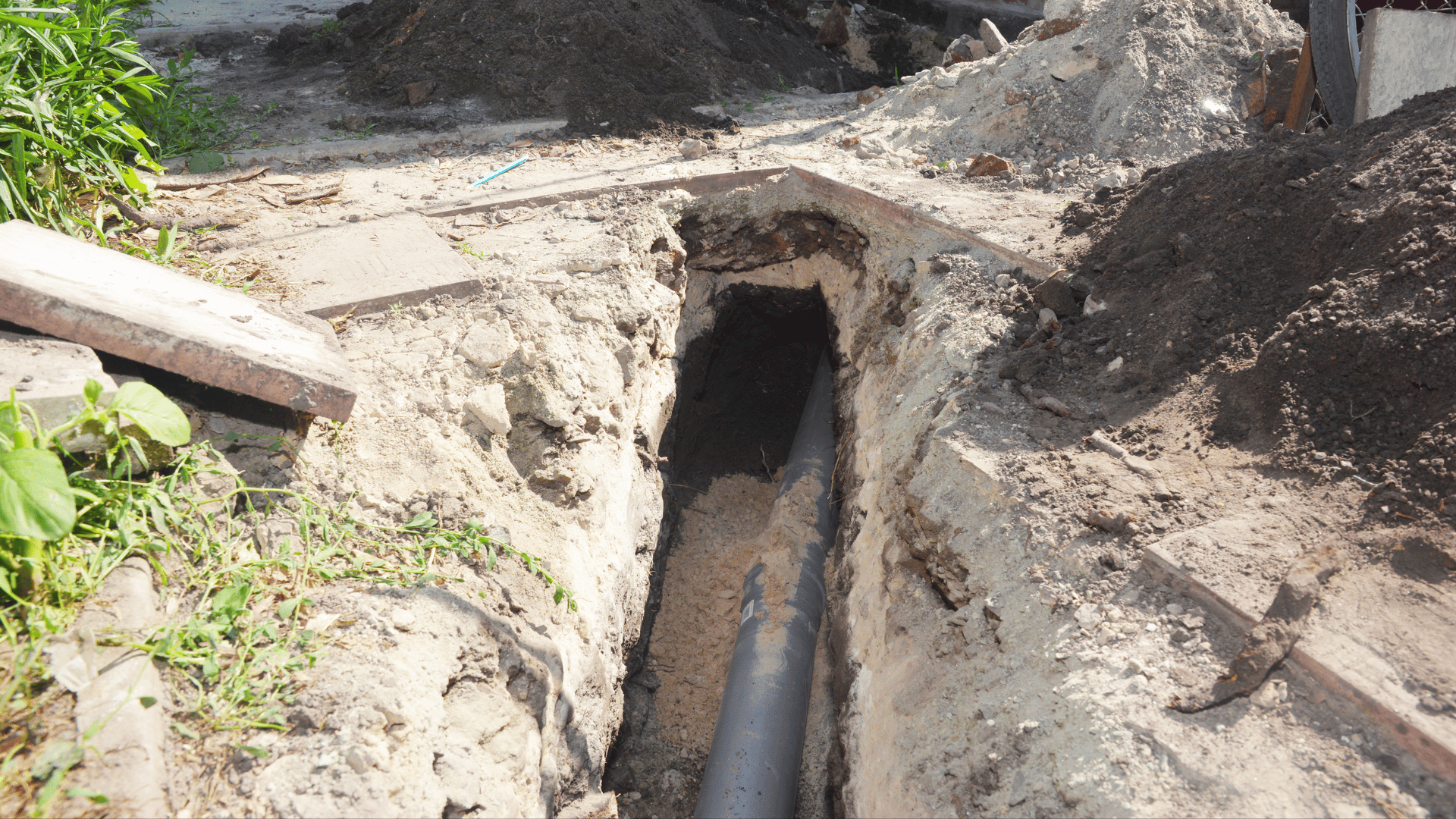 Excavation septic