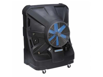 A black fan