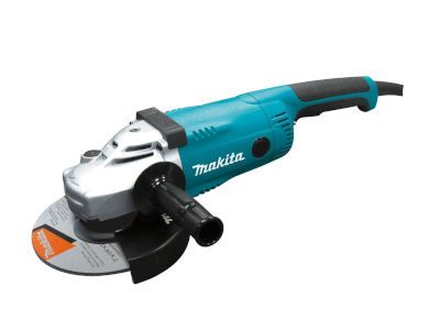 A makita angle grinder is shown on a white background.