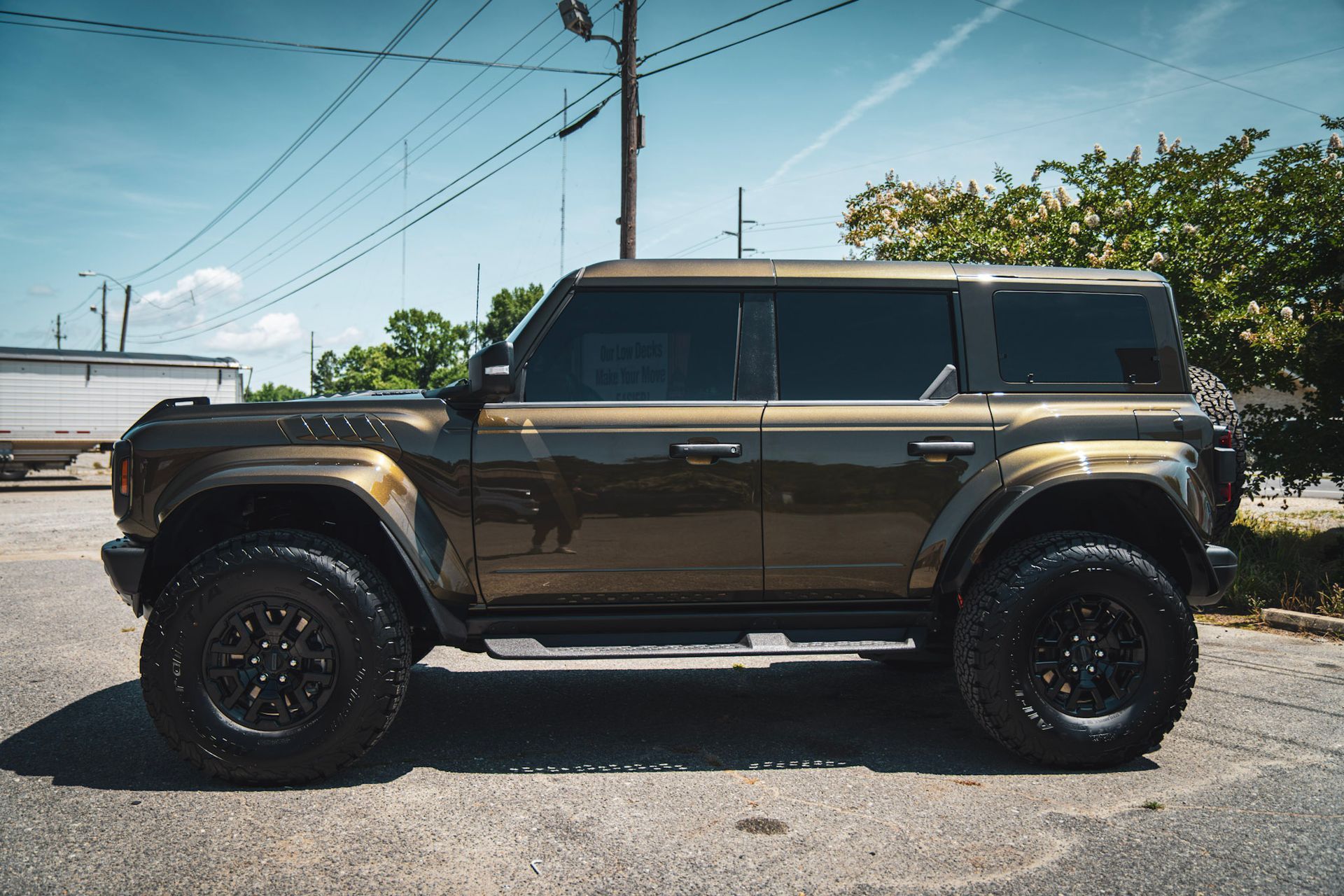 2025 Ford Bronco Raptor R ceramic coating and tint — Elevate Film Solutions Goldsboro NC
