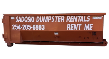 15-yard roll off dumpster rental in Whitney TX