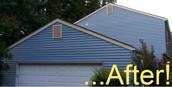 a picture of a house with the words after written on it