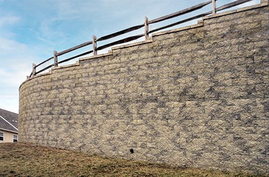 Concrete Segmental Retaining Wall