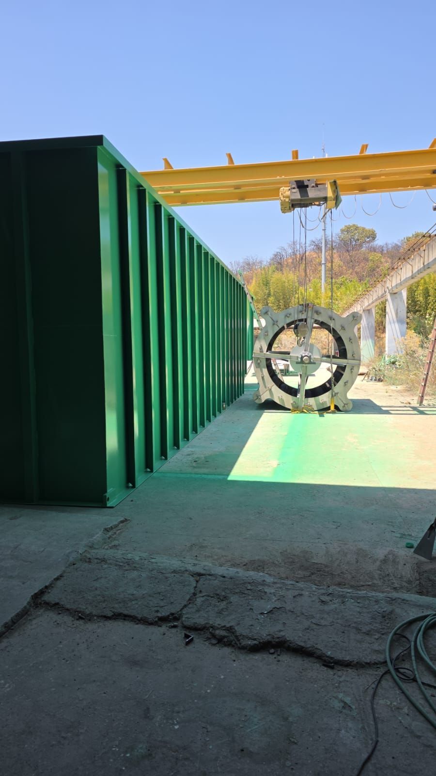 Colocación de turbina recicladora de agua