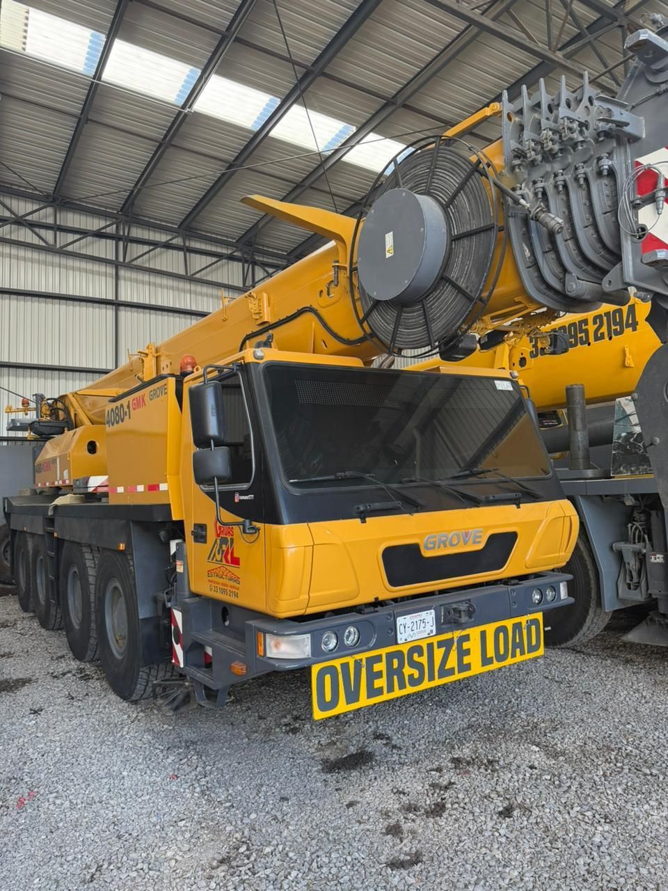 Grua Groove de 220 Ton