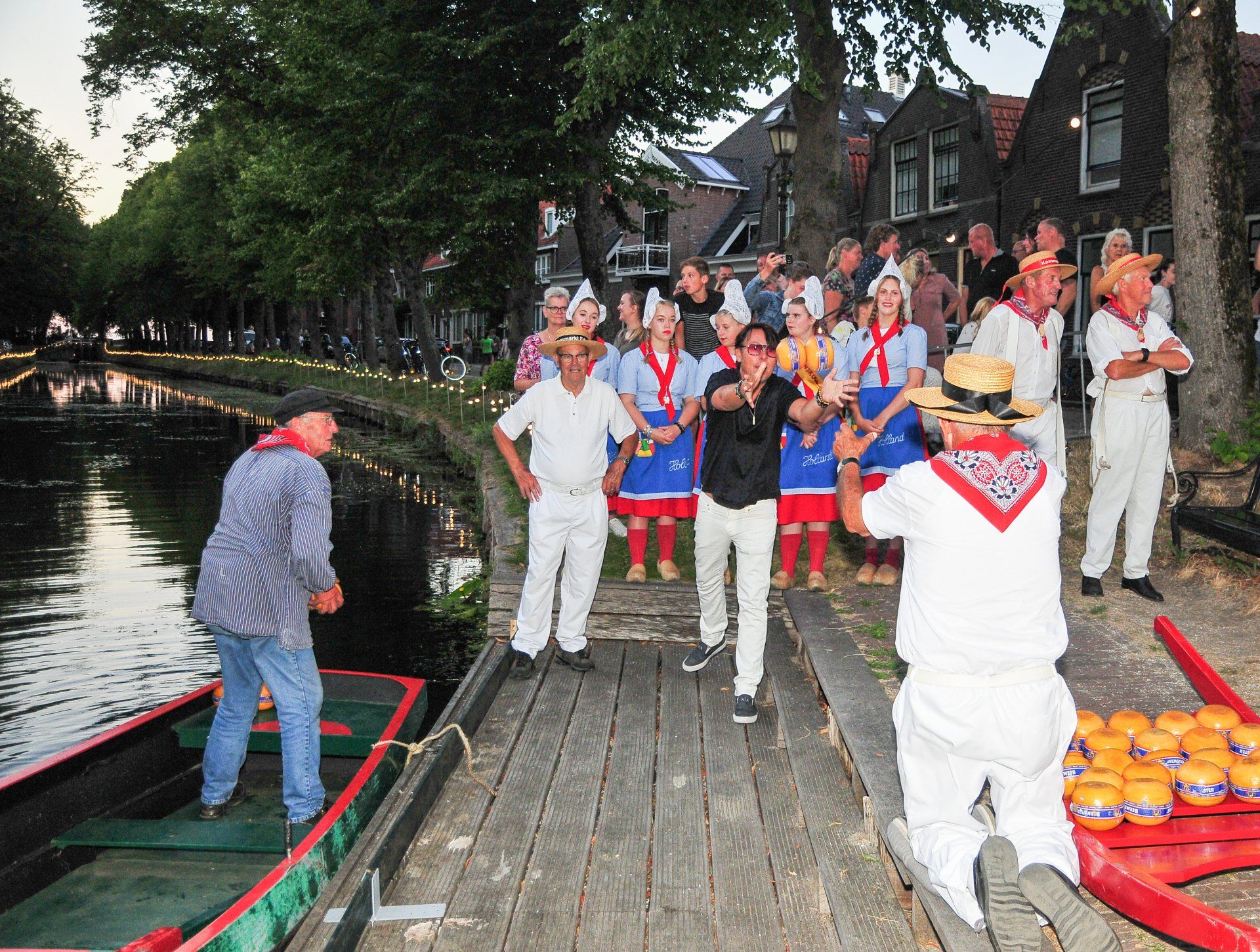 Jan Dulles op Avond Kaasmarkt Edam Volendam