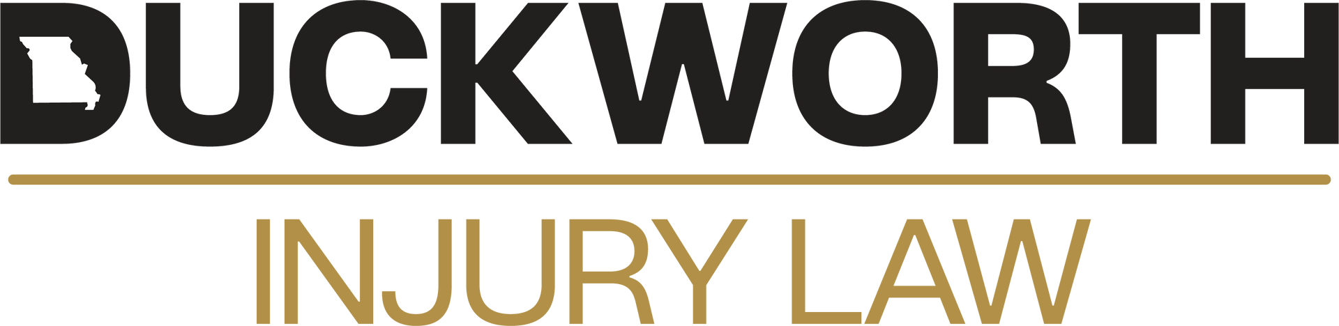 Black and Gold Logo | Duckworth Injury Law