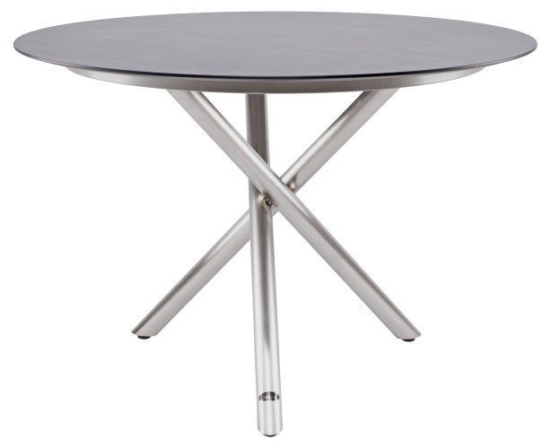#Tischgestell #Mikado
90 x 74 x LH 71 cm,
für Tischplatten 110 cm,
a) Edelstahl:   499,- €
b) Alu-pvb graphite 5150,
oder light taupe 5156:
je 420,- €
HPL-Tischplatten 
110 cmx1,3 cm in:
Beton, Sandstone, Volcanic Stone oder Rusty Rock
je  519,- €
#steinhauer.top
#designmöbel,