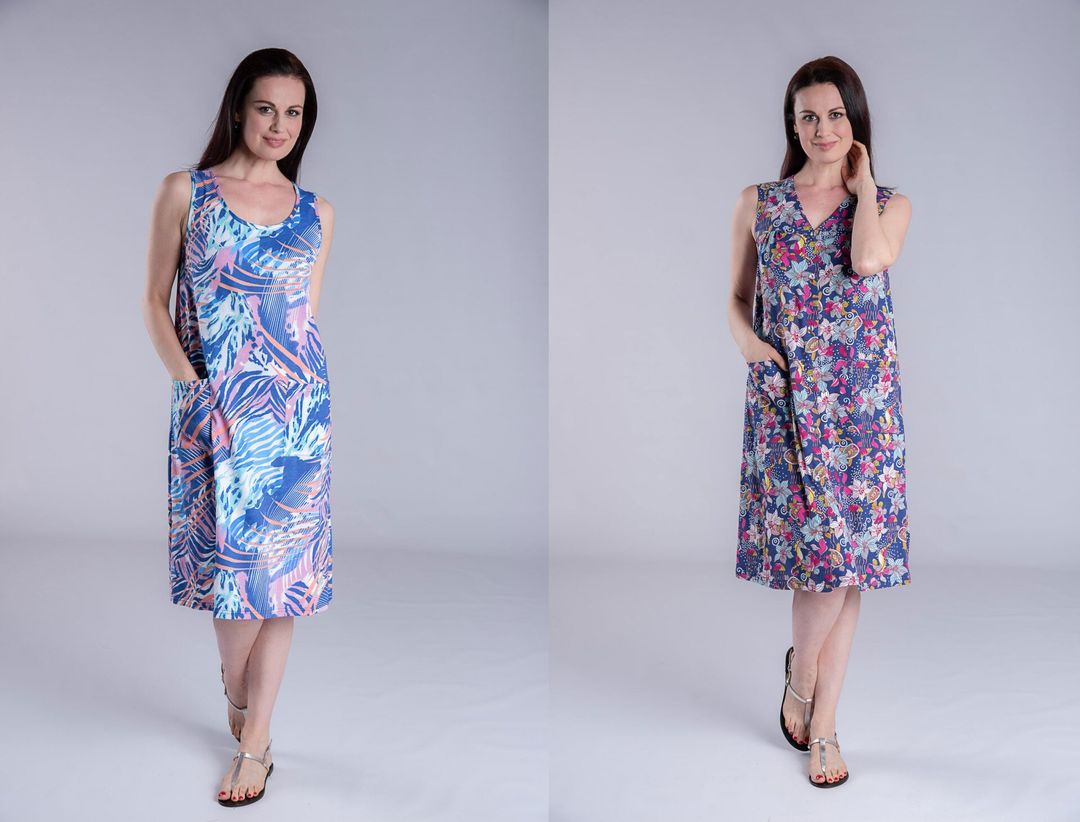 abiti donna con fantasia floreale