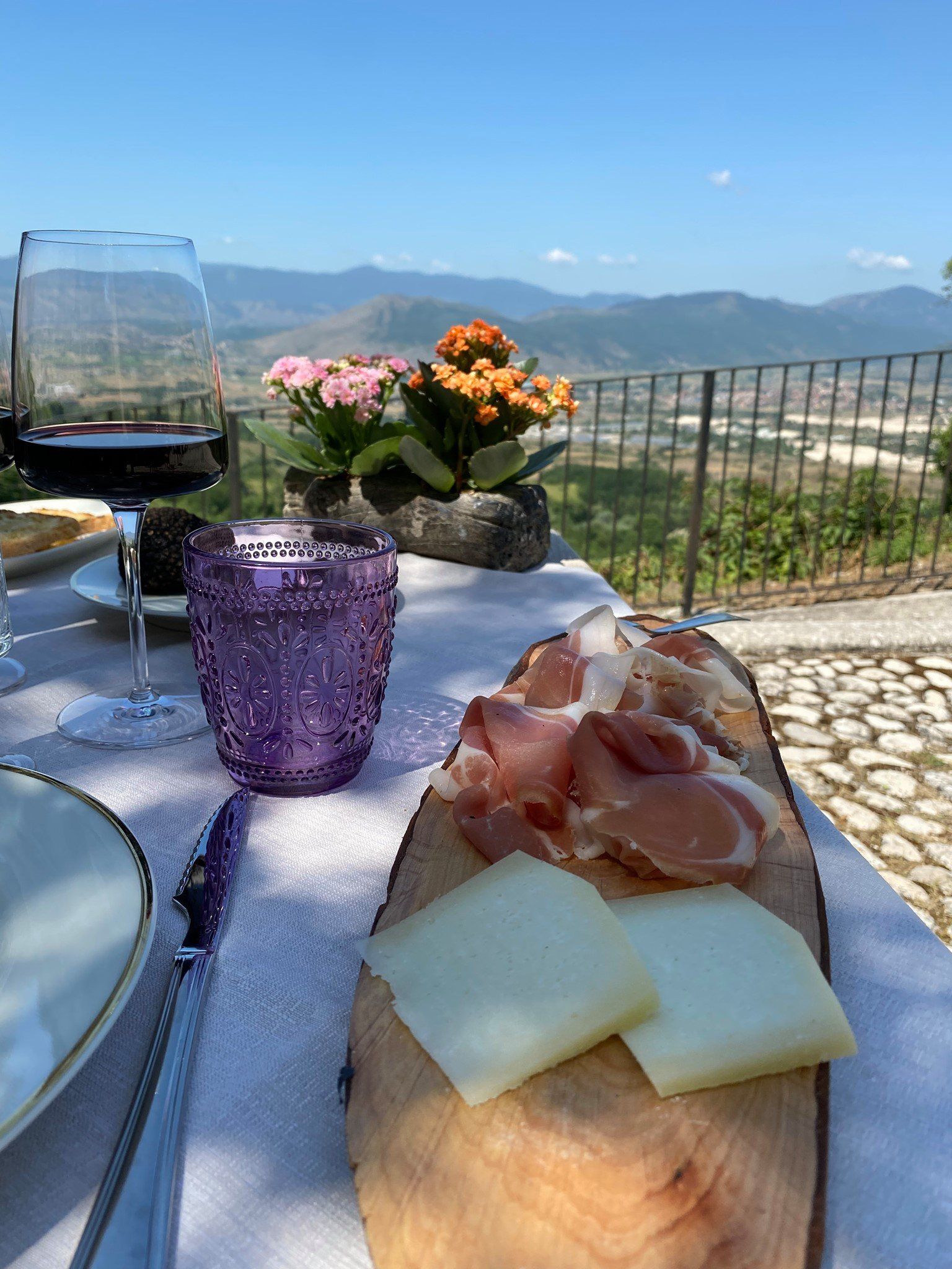 Platter of typical Abruzzo products
