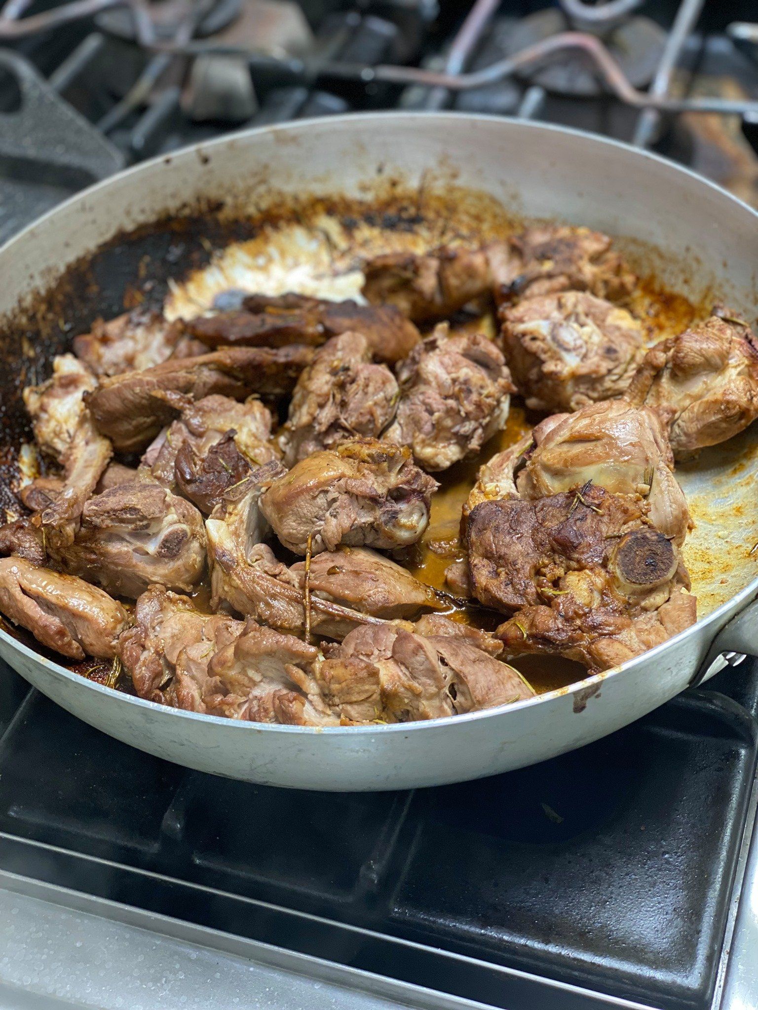 traditional cooked lamb in the Abruzzo-style