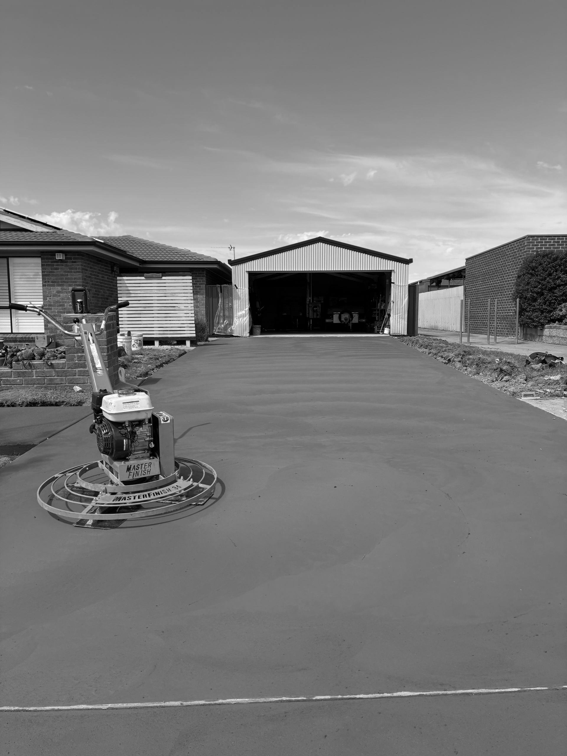 Construction Site With Poured Concrete Foundations — Complete Concreting Riverina In Ashmont, NSW