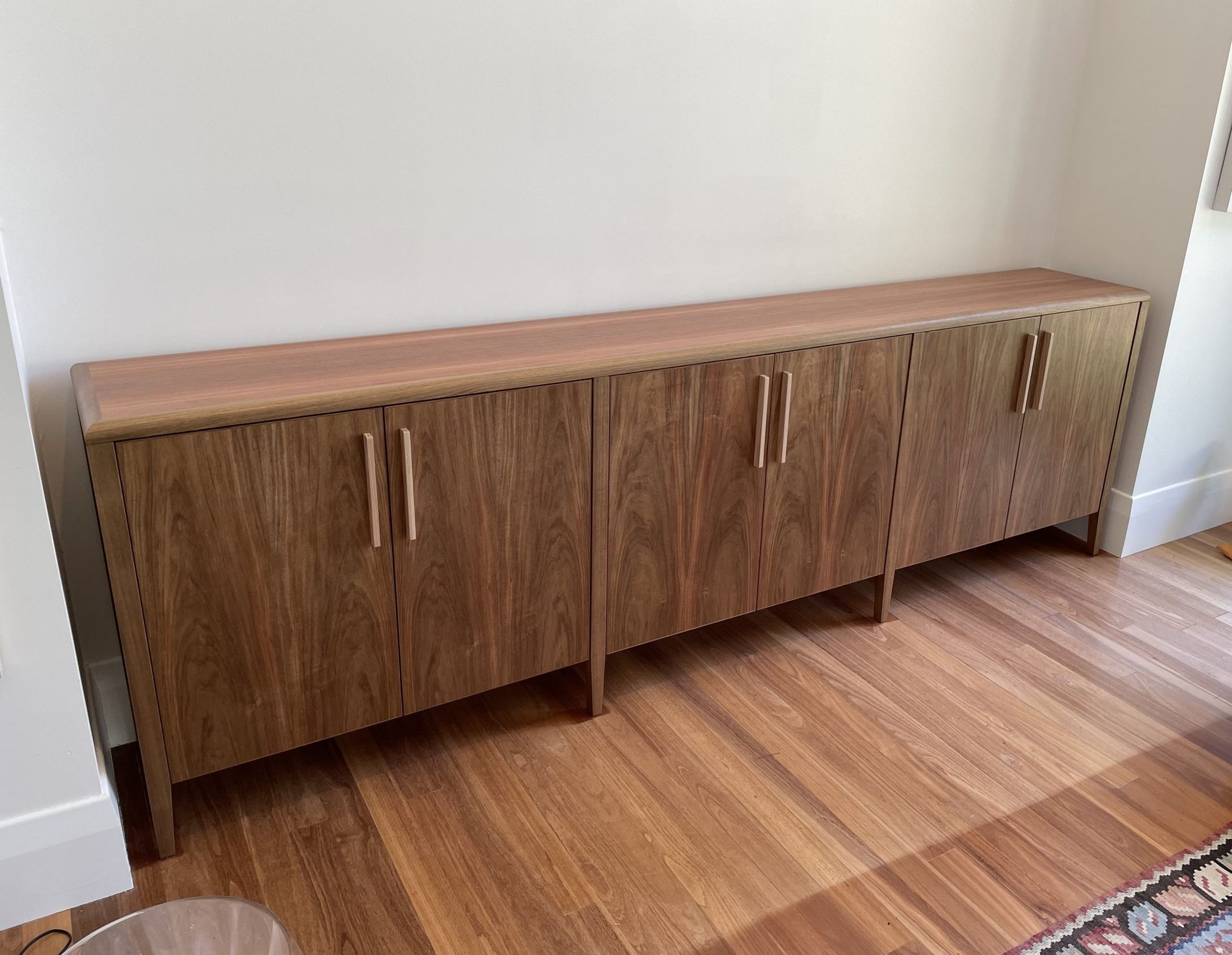 Long, Wooden Cabinet Against a Light Wall — Norrland in Warners Bay, NSW