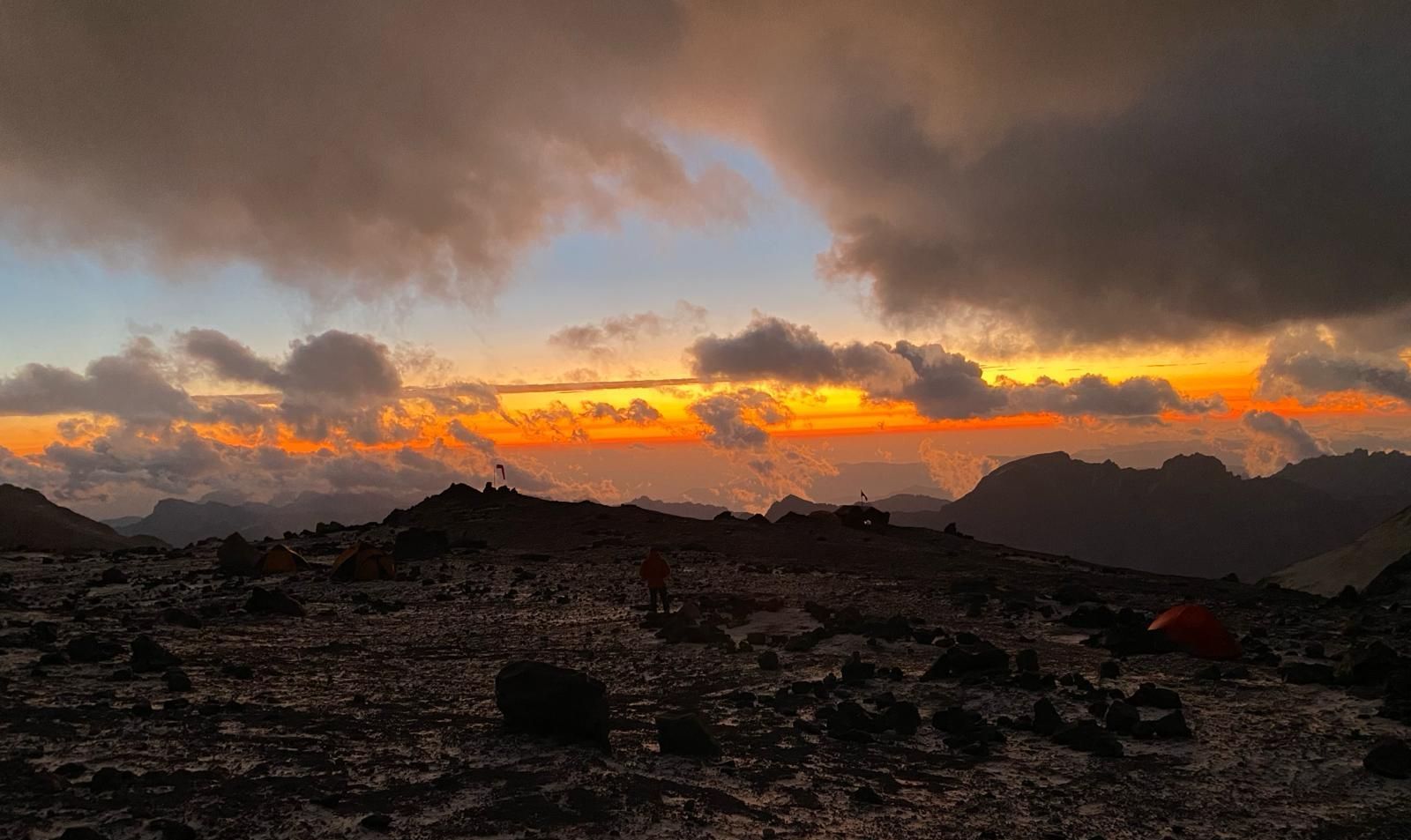 sunset Aconcagua