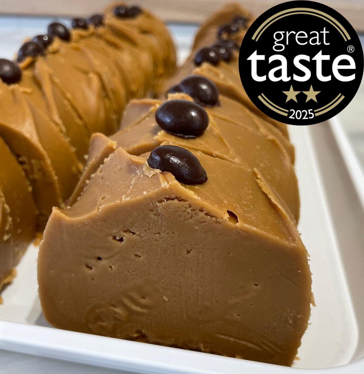 A box of double cream and sea salt isle of wight fudge