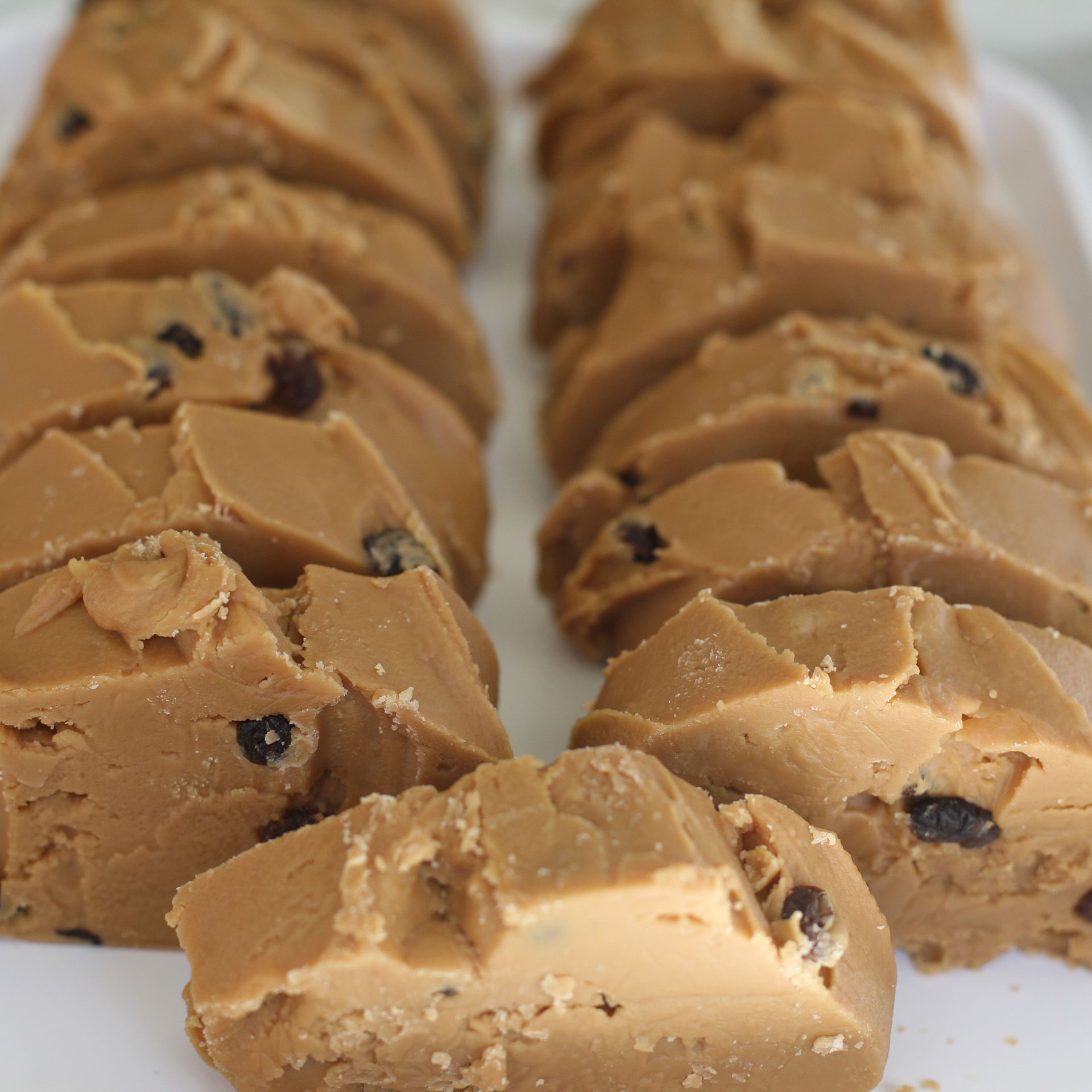 A box of double cream and sea salt isle of wight fudge