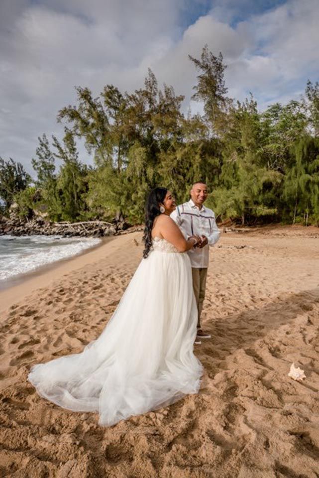 couple on beach