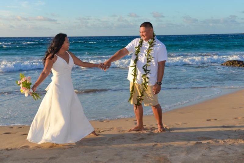 couple on beach