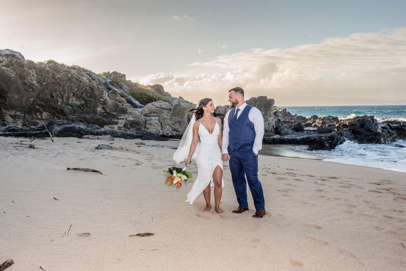 couple on beach
