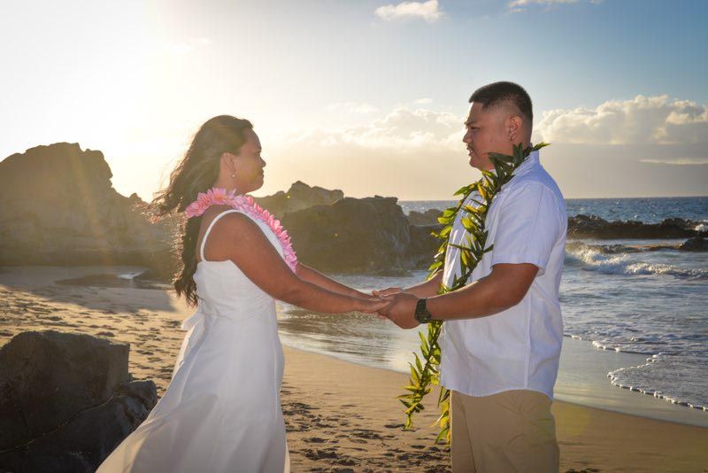 couple on beach