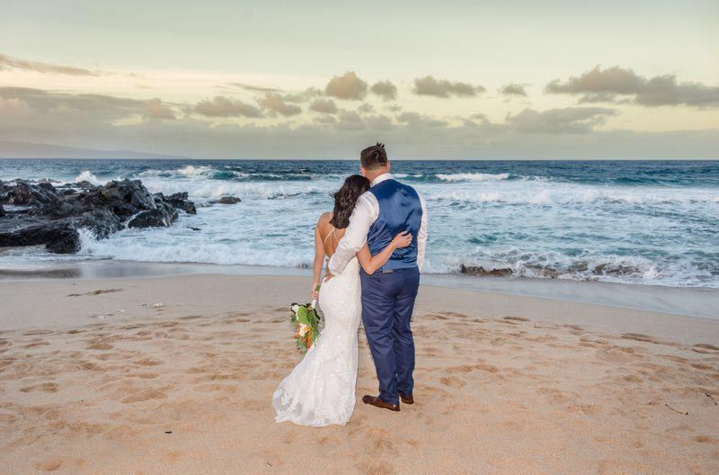 couple on beach