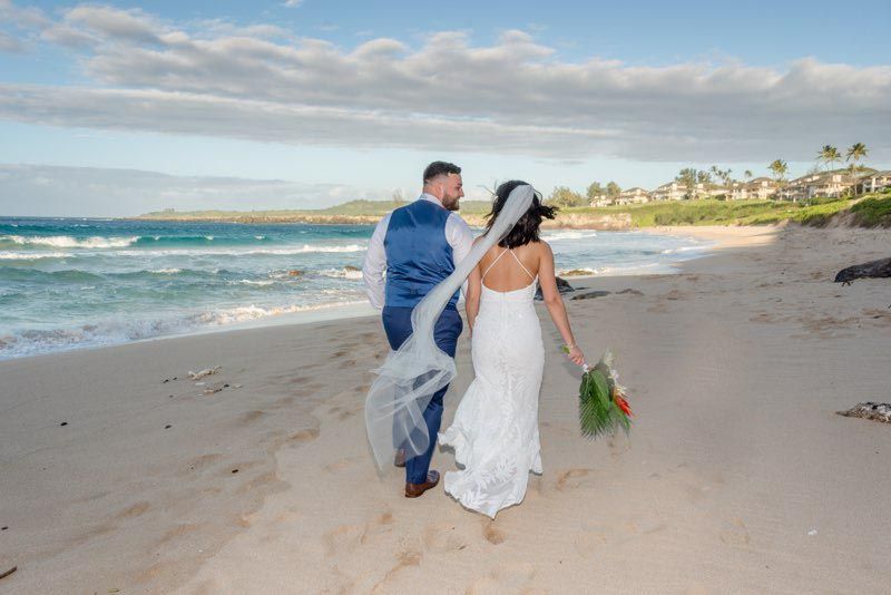 couple on beach