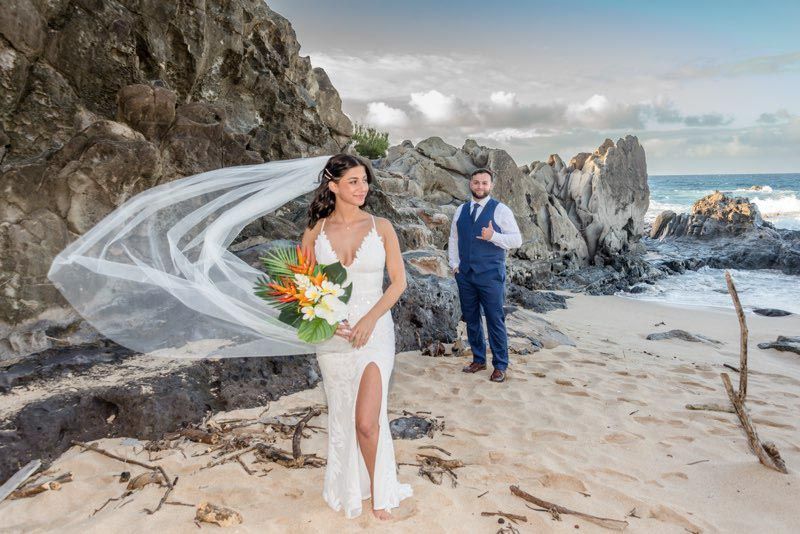 couple on beach