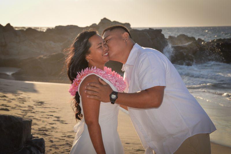 couple on beach