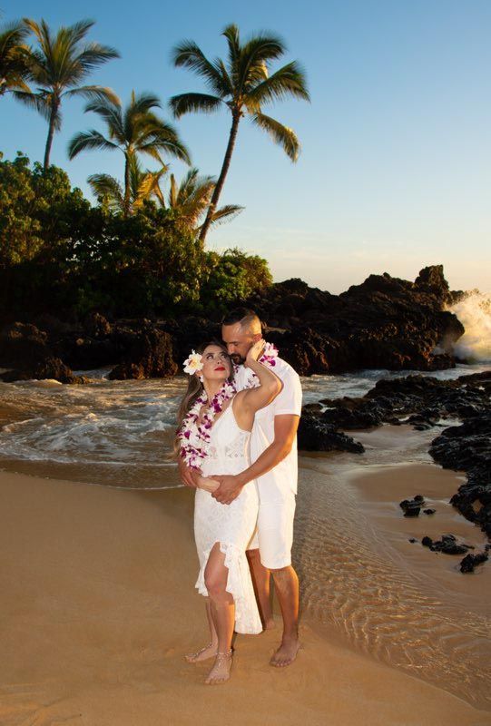 couple on beach