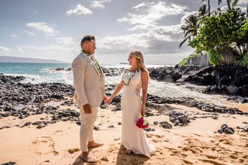 couple on beach