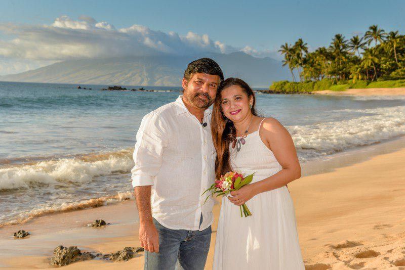 couple on beach