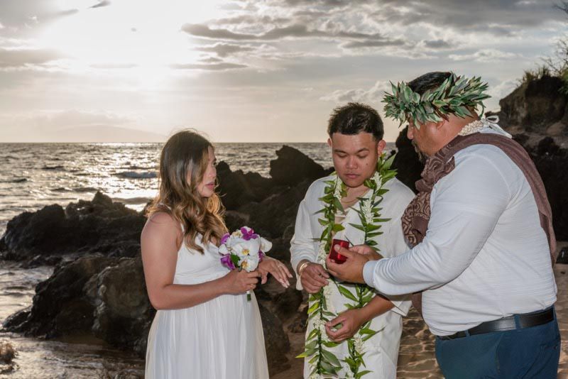 ceremony on beach