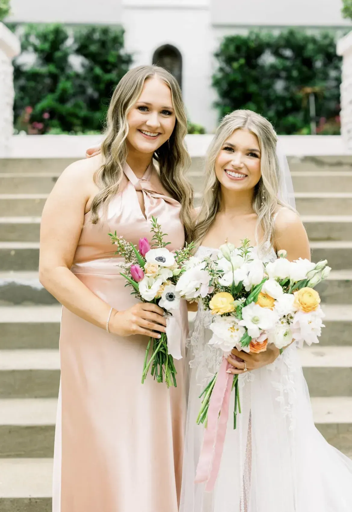 Ladies at the wedding venue