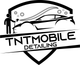 A black and white logo for a car detailing company.