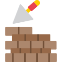 Pencil breaking a brick wall, symbolizing editing or building ideas
