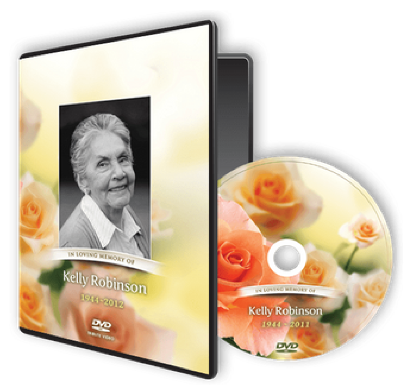 A dvd case with a picture of kelly robinson on it