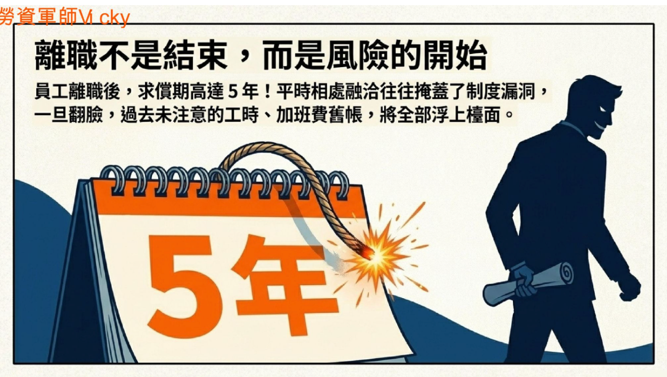 工作規則多年未更新，可能讓制度跟不上公司成長