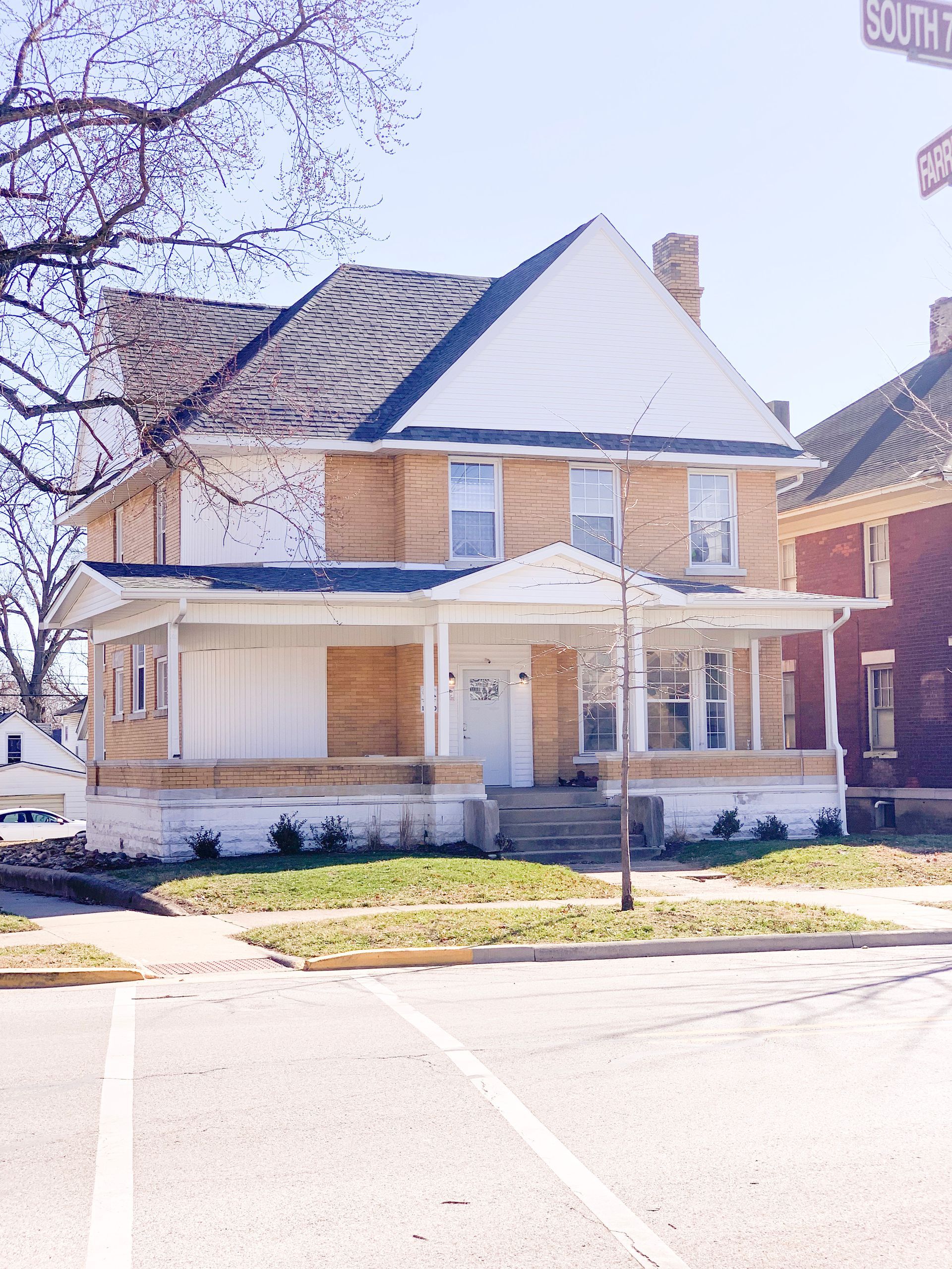 A house sits on the corner of south street