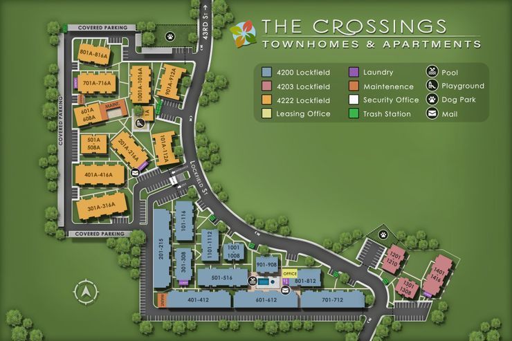 Site map - Crossings