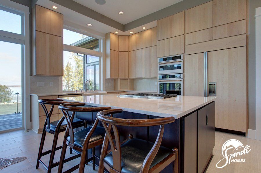 Spinell Homes | New Custom Homes | Anchorage Alaska | Kitchen | Kitchen Island |