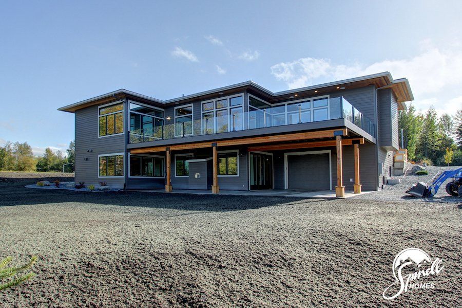 Spinell Homes | New Custom Homes | Anchorage Alaska | Outdoor Space | Backyard | Front Lawn | Wooden Deck | Patio