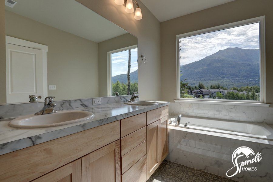 Spinell Homes | New Custom Homes | Anchorage Alaska | Master Bathroom |  Shower |