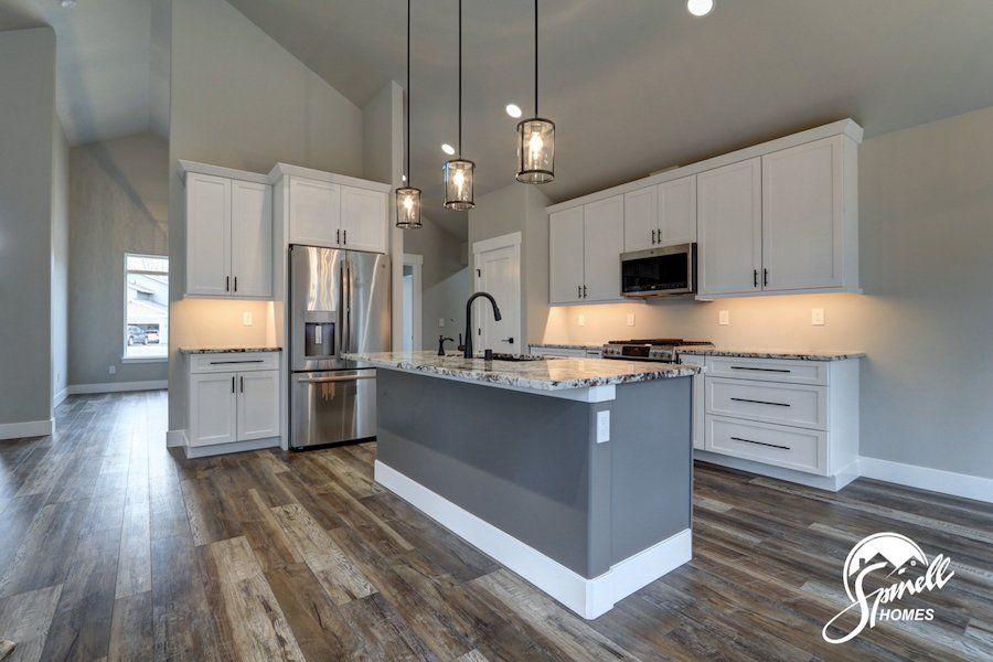 Spinell Homes | New Custom Homes | Anchorage Alaska | Kitchen | Kitchen Island |