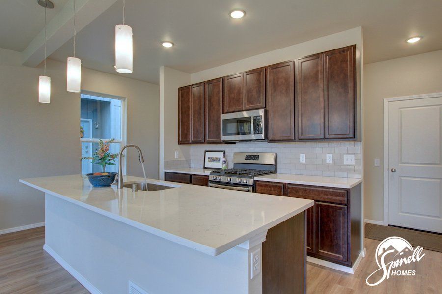 Spinell Homes | New Custom Homes | Anchorage Alaska | Kitchen | Kitchen Island |